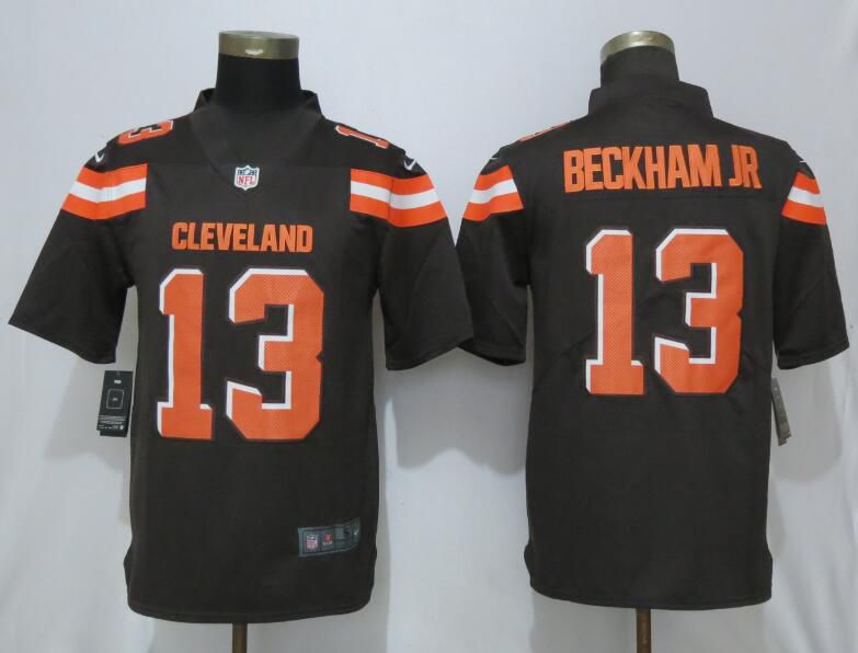 Men Cleveland Browns #13 Beckham jr Brown Nike Vapor Untouchable Limited Player NFL Jerseys->women mlb jersey->Women Jersey